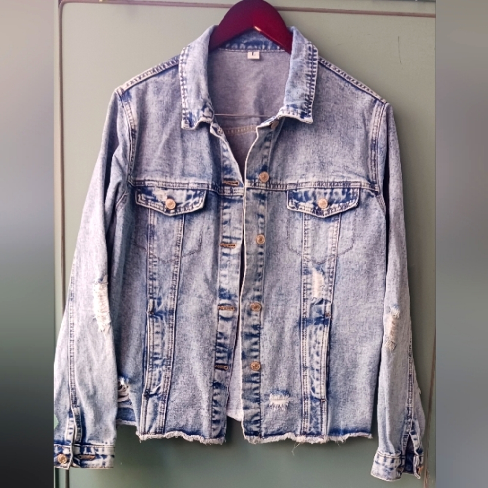 Jean jacket, size L